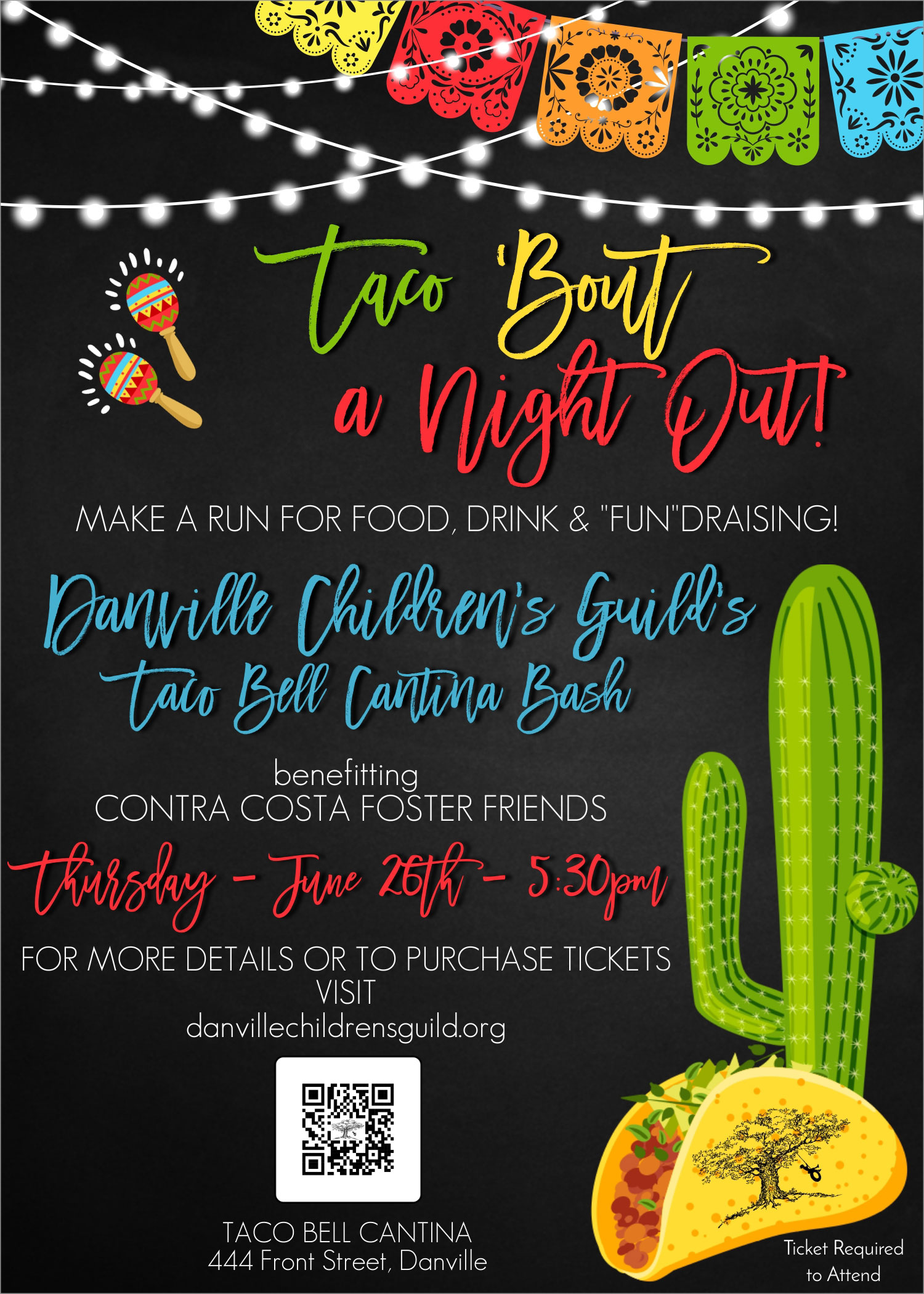 Taco Bout a Night Out invitation
